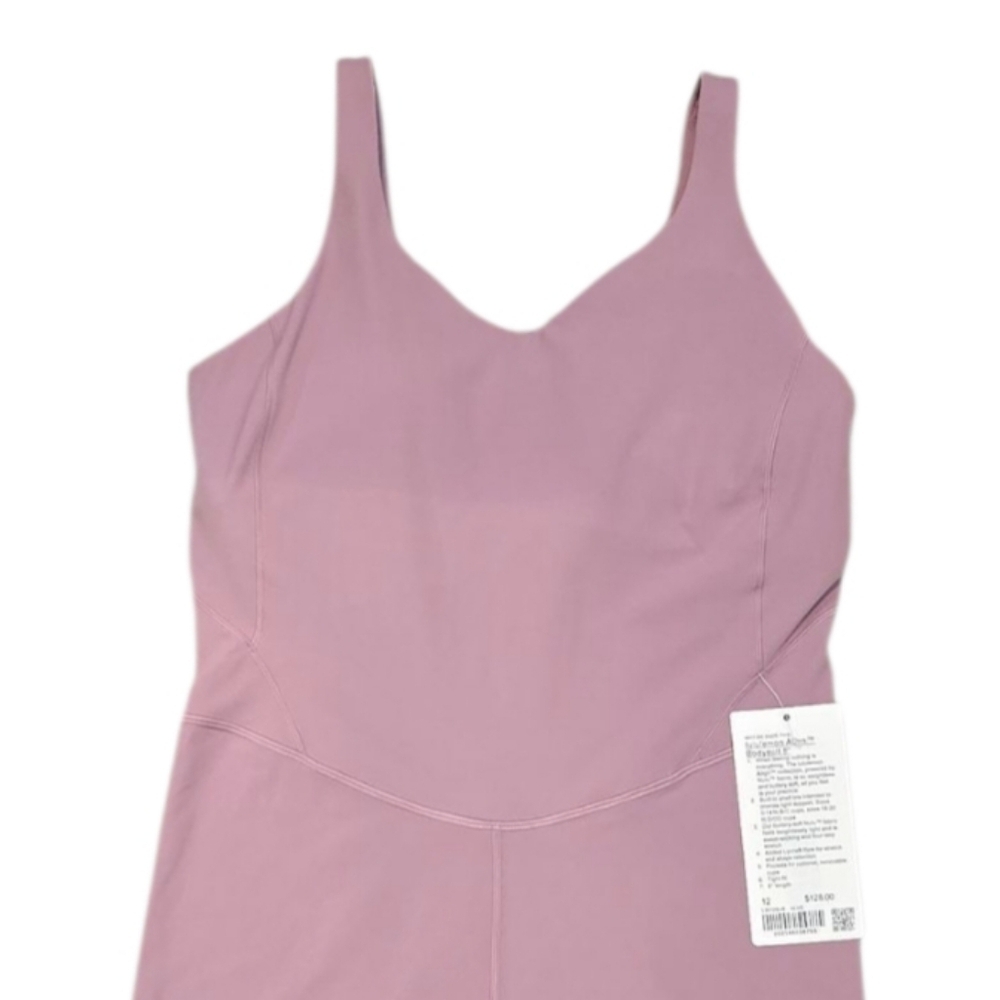 Lululemon Align Bodysuit 8" Velvet Dust Pink Size 12 NWT Msrp $128 - Picture 6 of 10